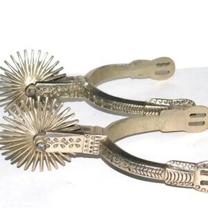 Vintage Chilean Argentine Gaucho Spurs Horse Cowboy Ranchero  Decor
